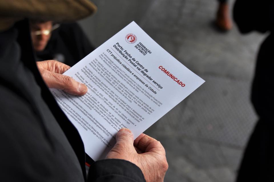 CTT: Em luta pelo serviço público postal de qualidade