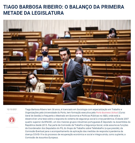Balanço da primeira metade da legislatura