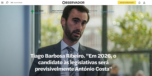 Entrevista ao Observador
