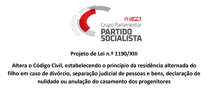 Princípio da residência alternada do filho em caso de divórcio