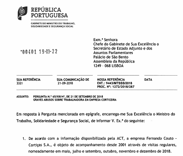 PS obtém respostas sobre situação de assédio laboral 
